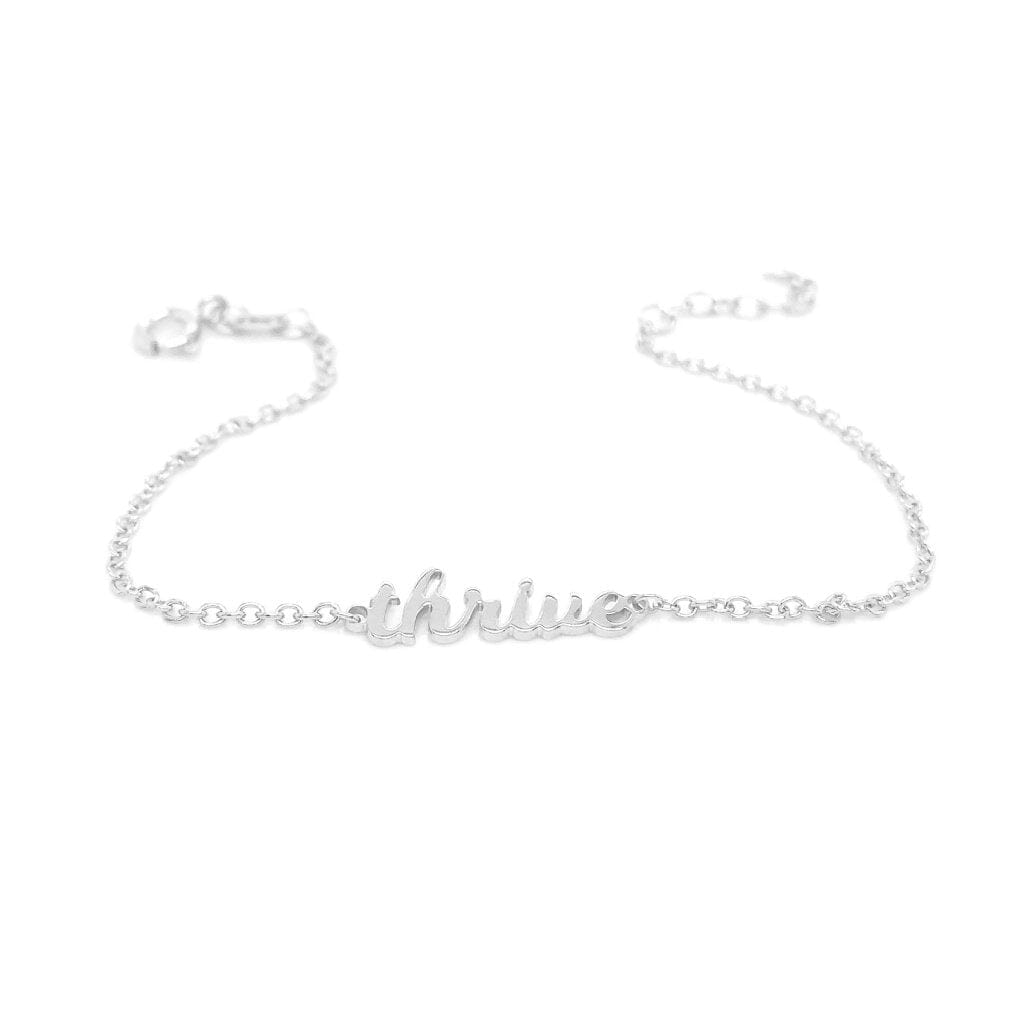 Nameplate hot sale bracelet silver