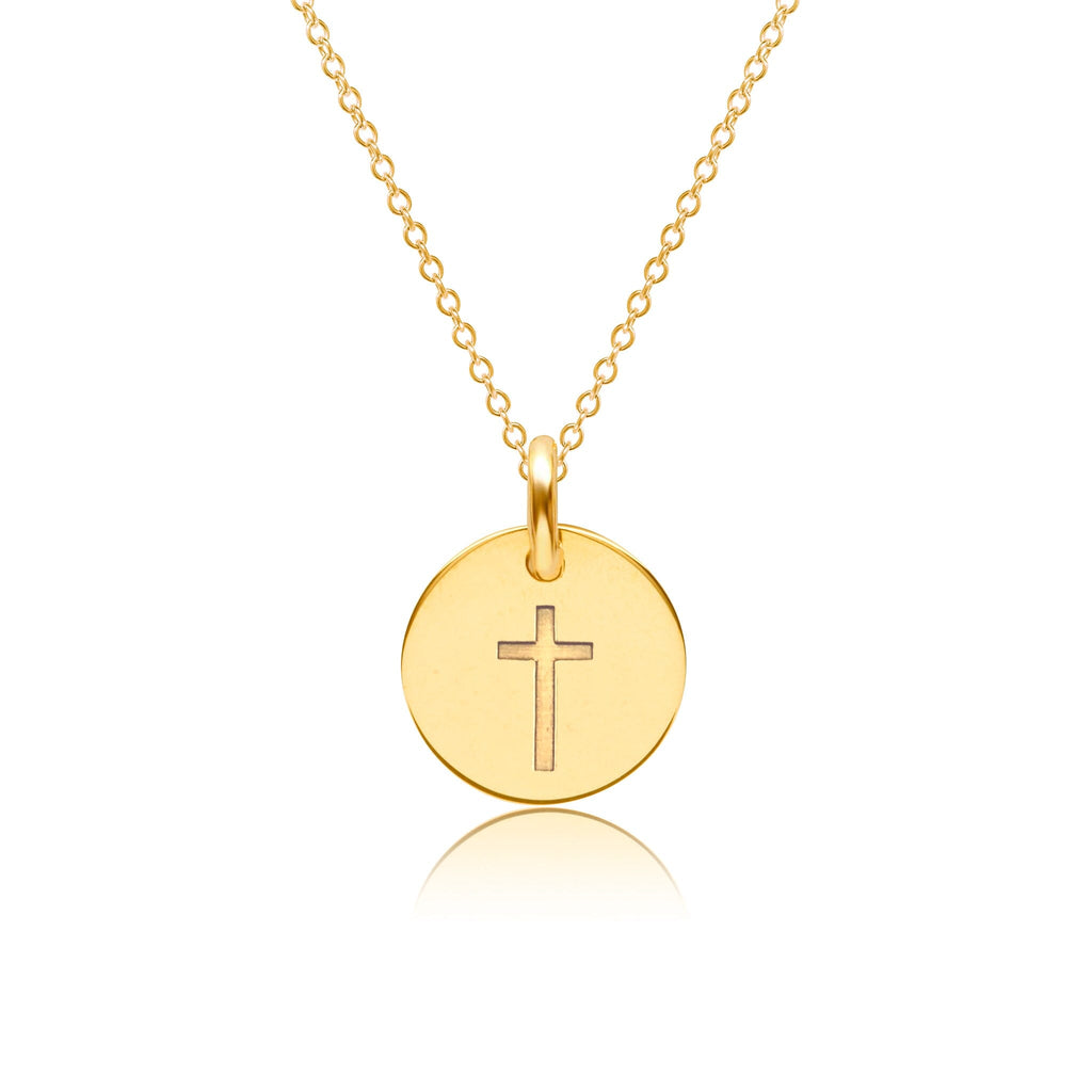 14k Gold Mini Story Charm Necklace