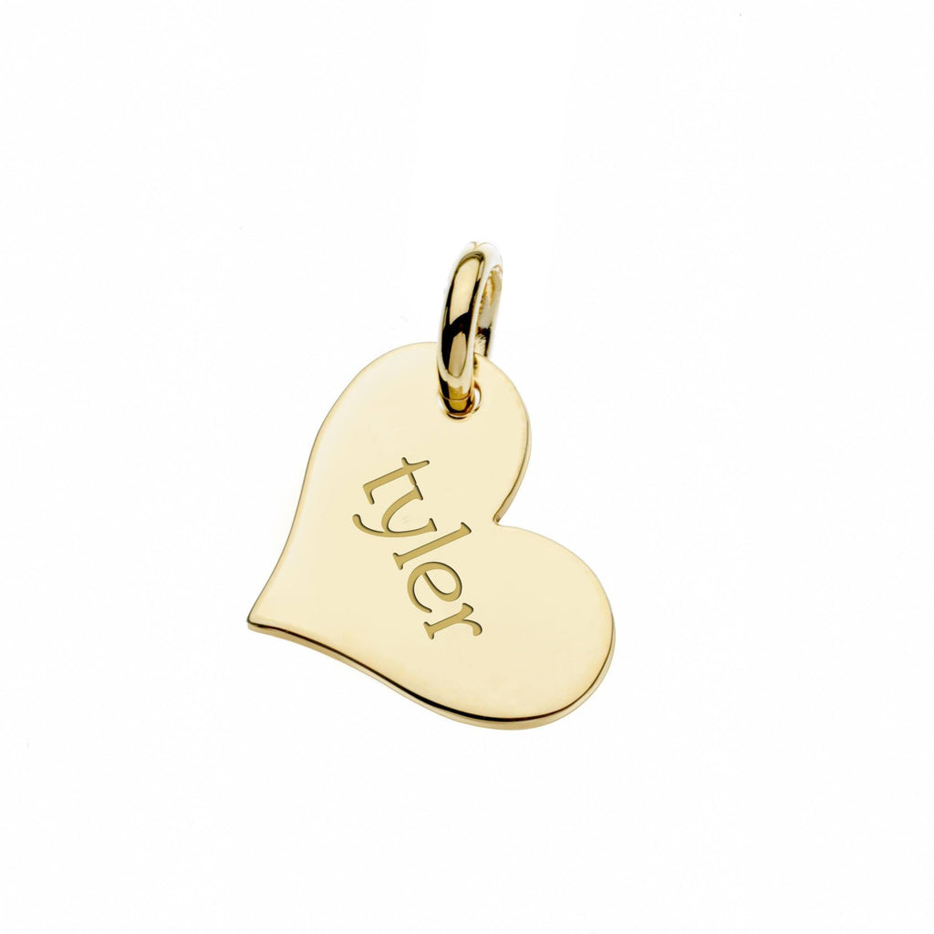 Gold Heart Tag