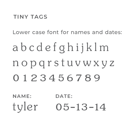 Mini Initial Circle Tag Necklace - Lowercase