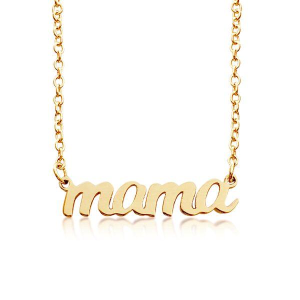 Mom hot sale nameplate necklace