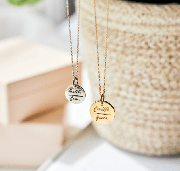 NEW! Faith Over Fear Necklace