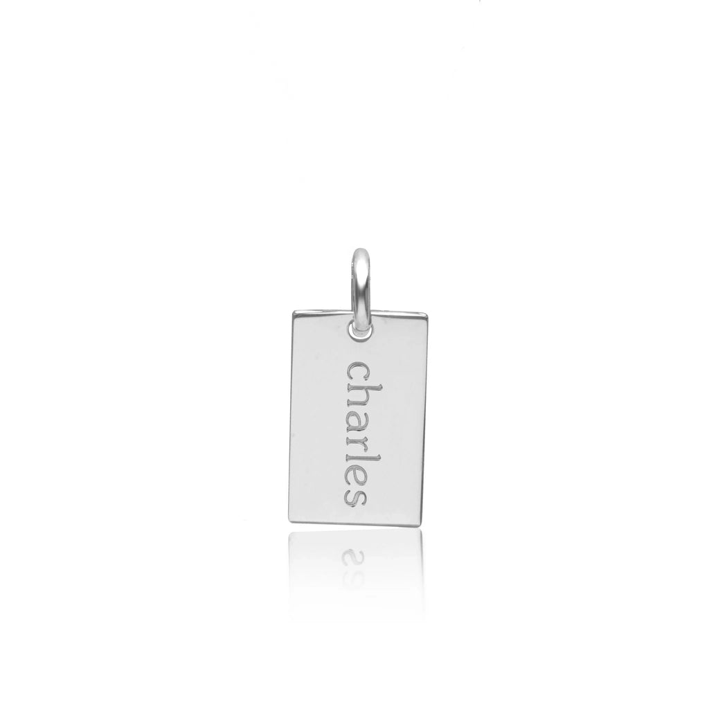14k Gold Mini Dog Tag Tiny Tags Tiny Tags