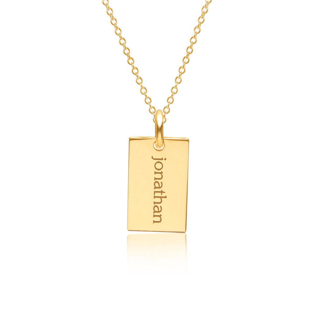 Louis Vuitton Nanogram Miniature Name Tag Necklace Aq2845 woman