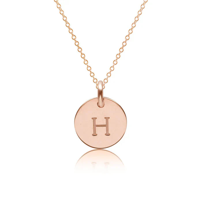 Initial Circle Necklace