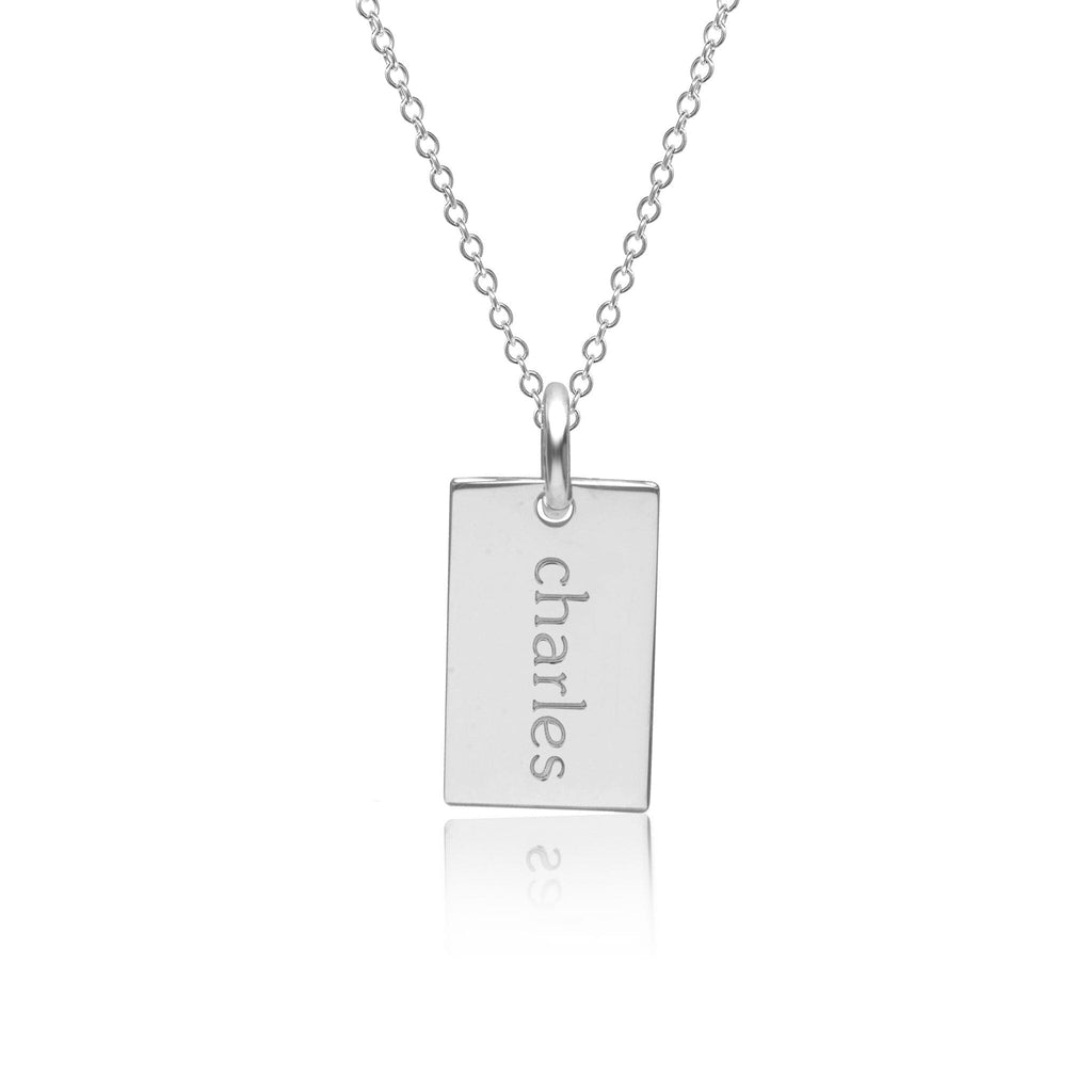 Mini Dog Tag Necklace -TT