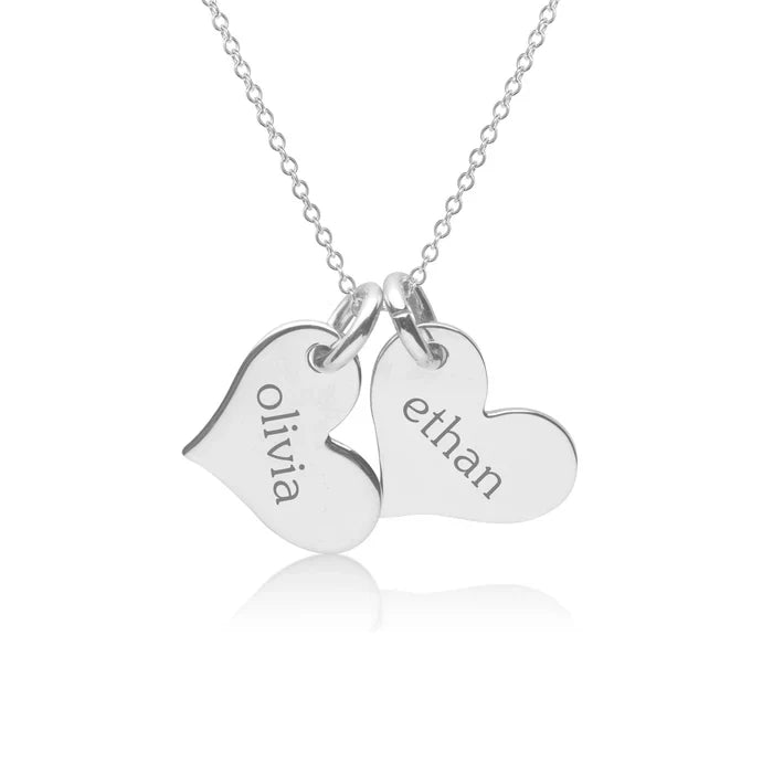 Heart Necklace - 2 Tags