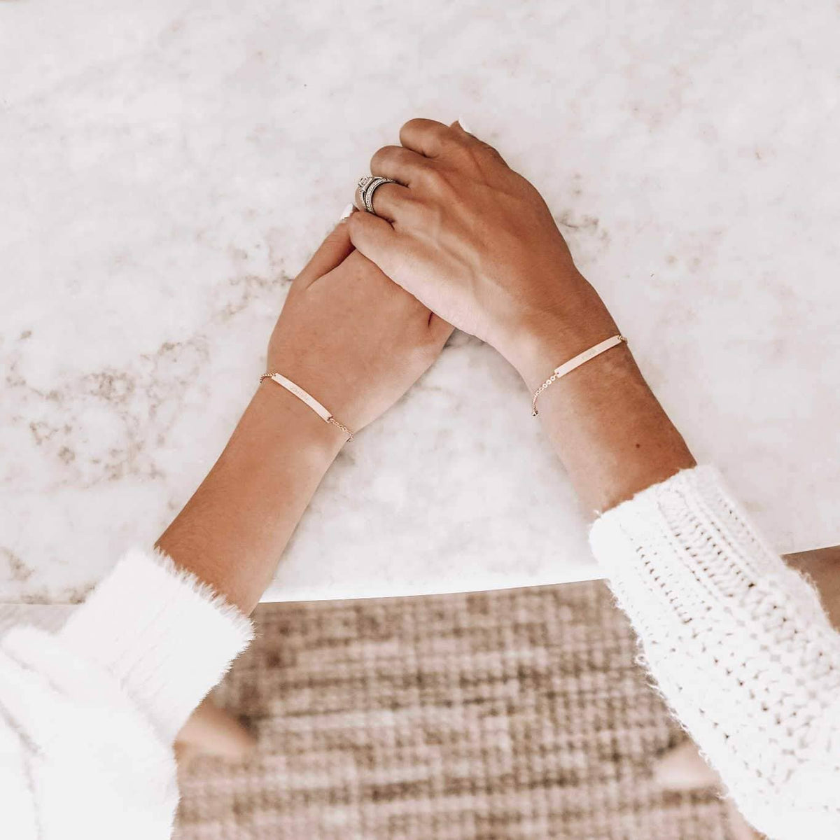 Mother Daughter Bracelet Set, Heart-shaped Infinite Love Forever