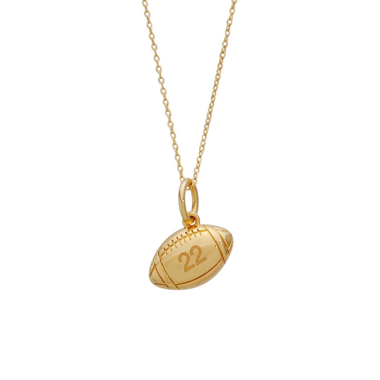 Football Charm Necklace