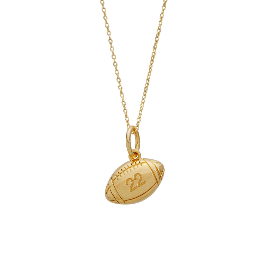 Football Charm Necklace