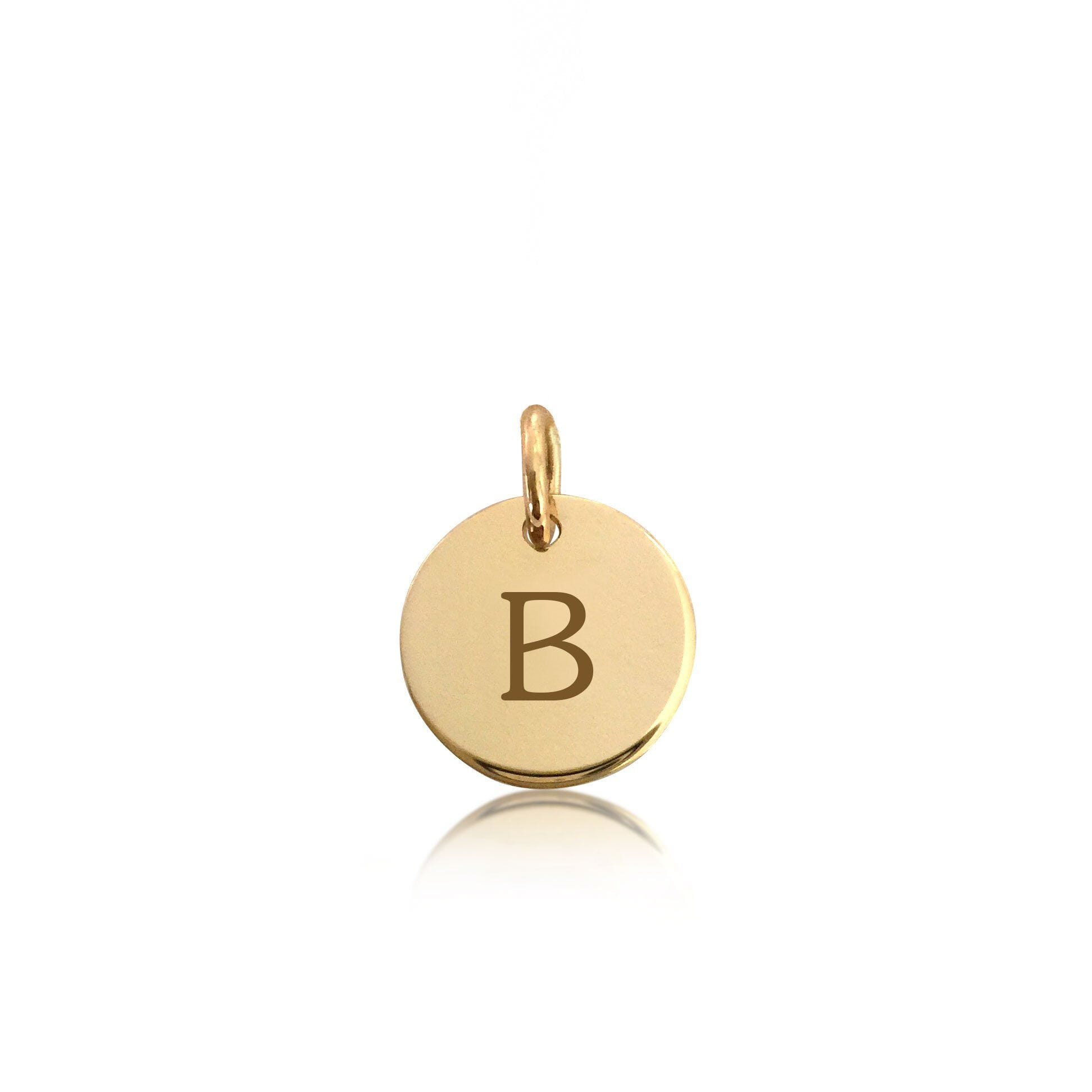 Mini Initial Circle Tag - Uppercase