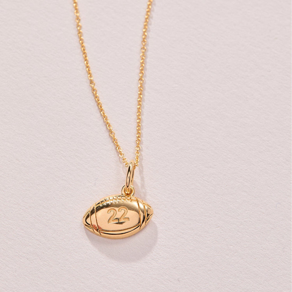 Football Charm Necklace