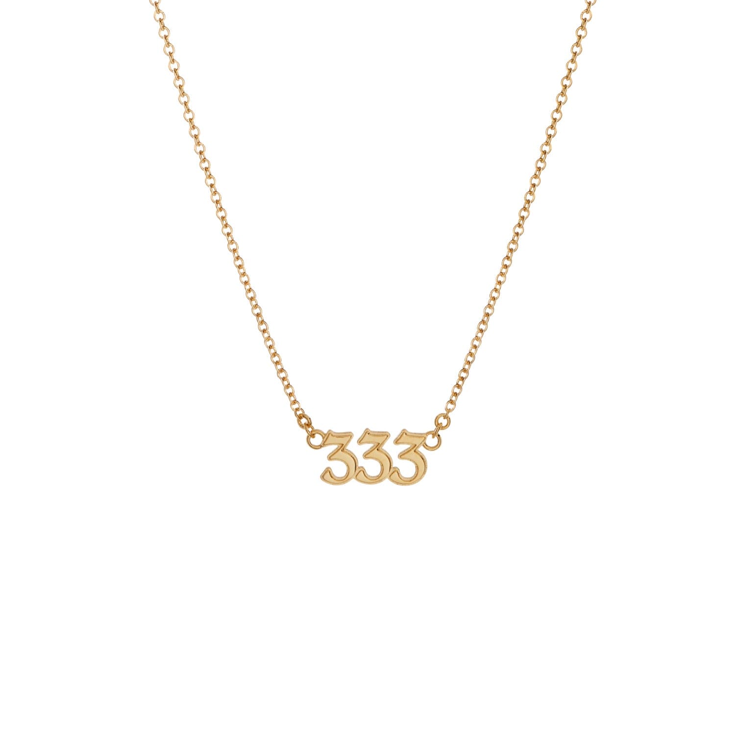 Angel Number Necklace | Tiny Tags | Tiny Tags