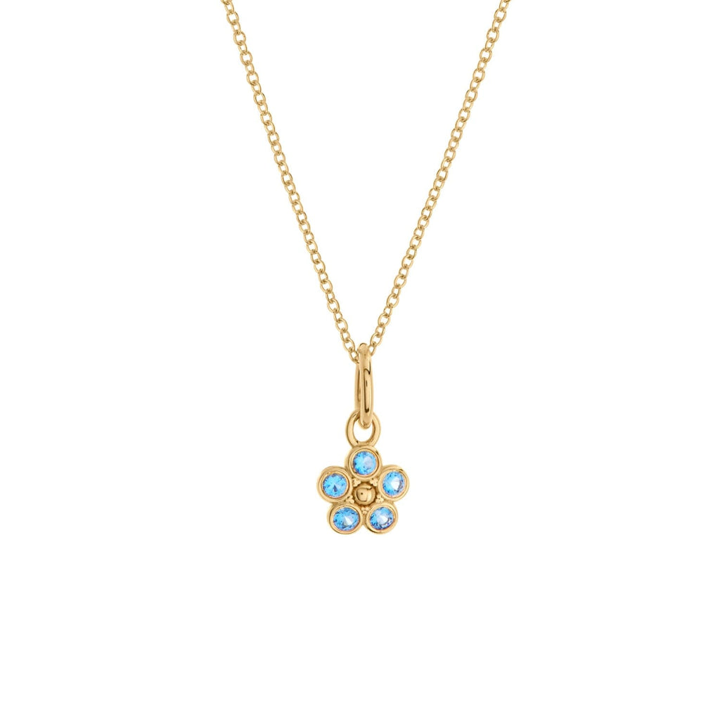 Flower Mini Charm Necklace