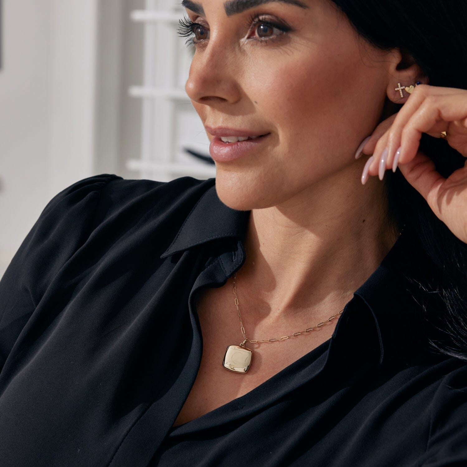Square Locket Necklace