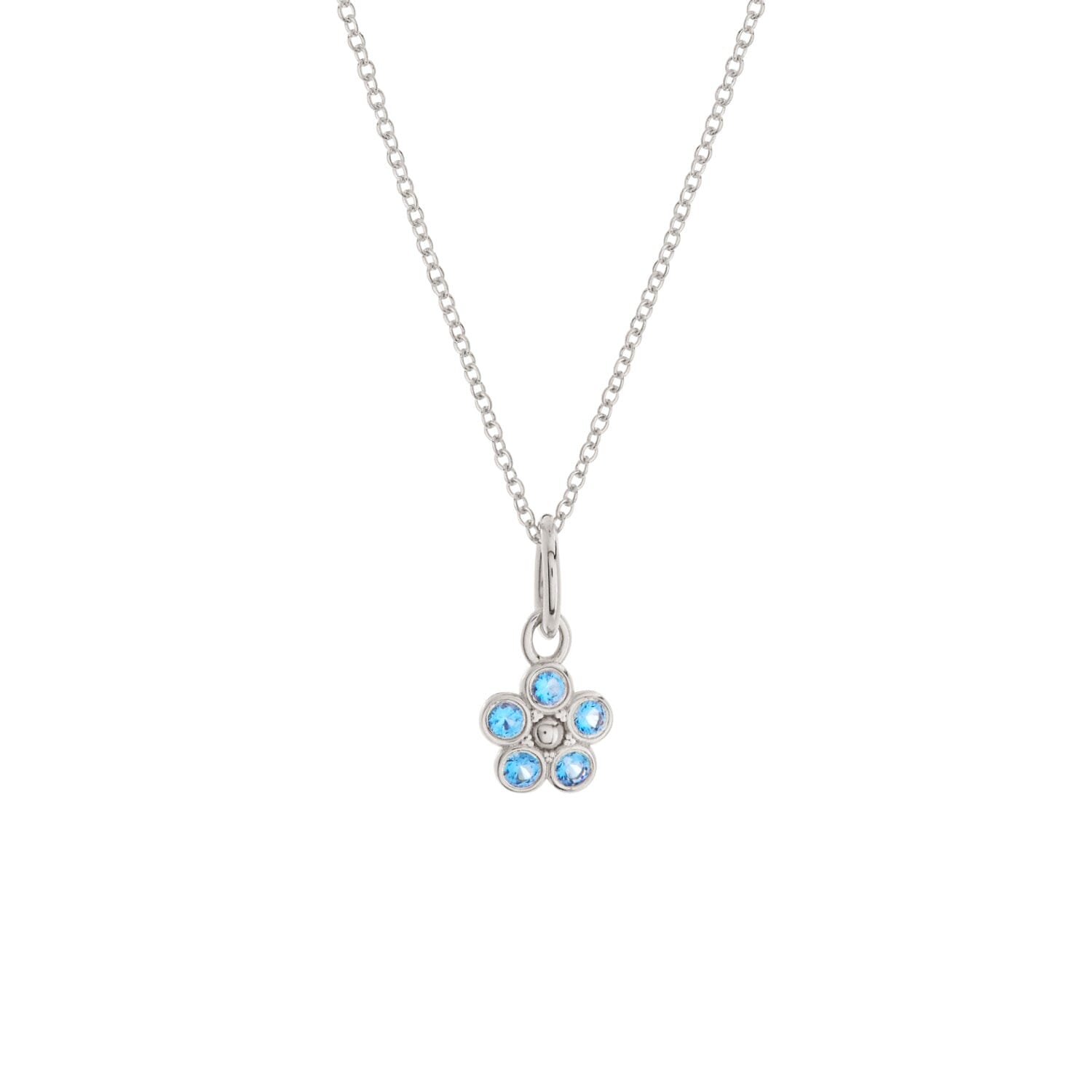 Flower Mini Charm Necklace