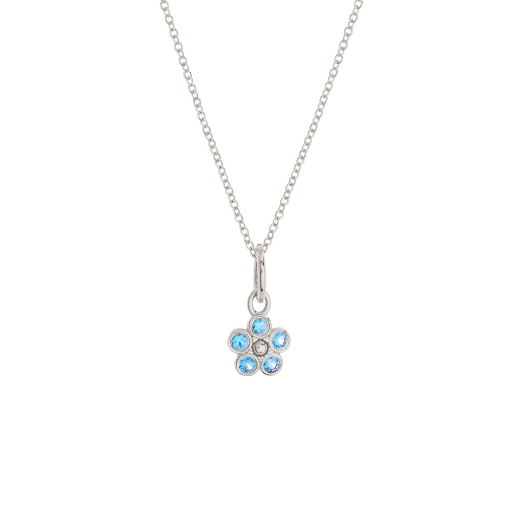 Flower Mini Charm Necklace