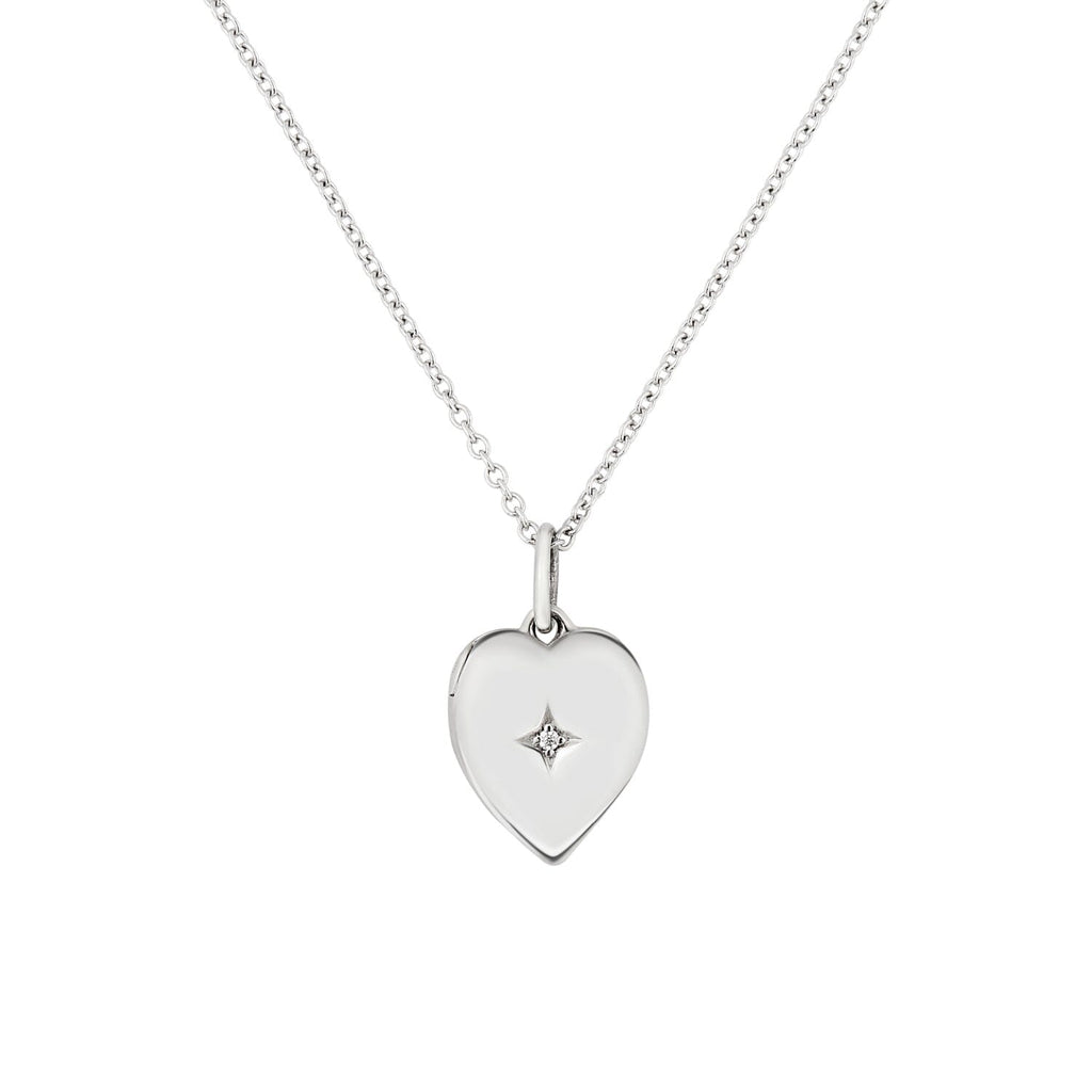 Mini heart locket necklace Clearance