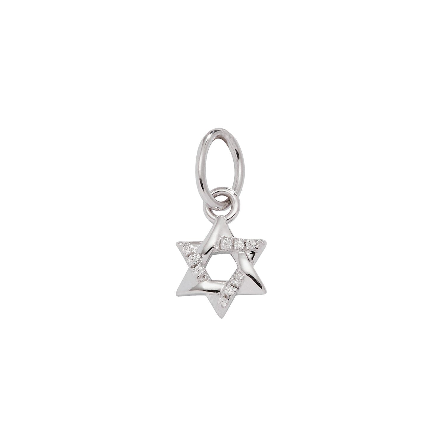 Pavé Star of David Charm