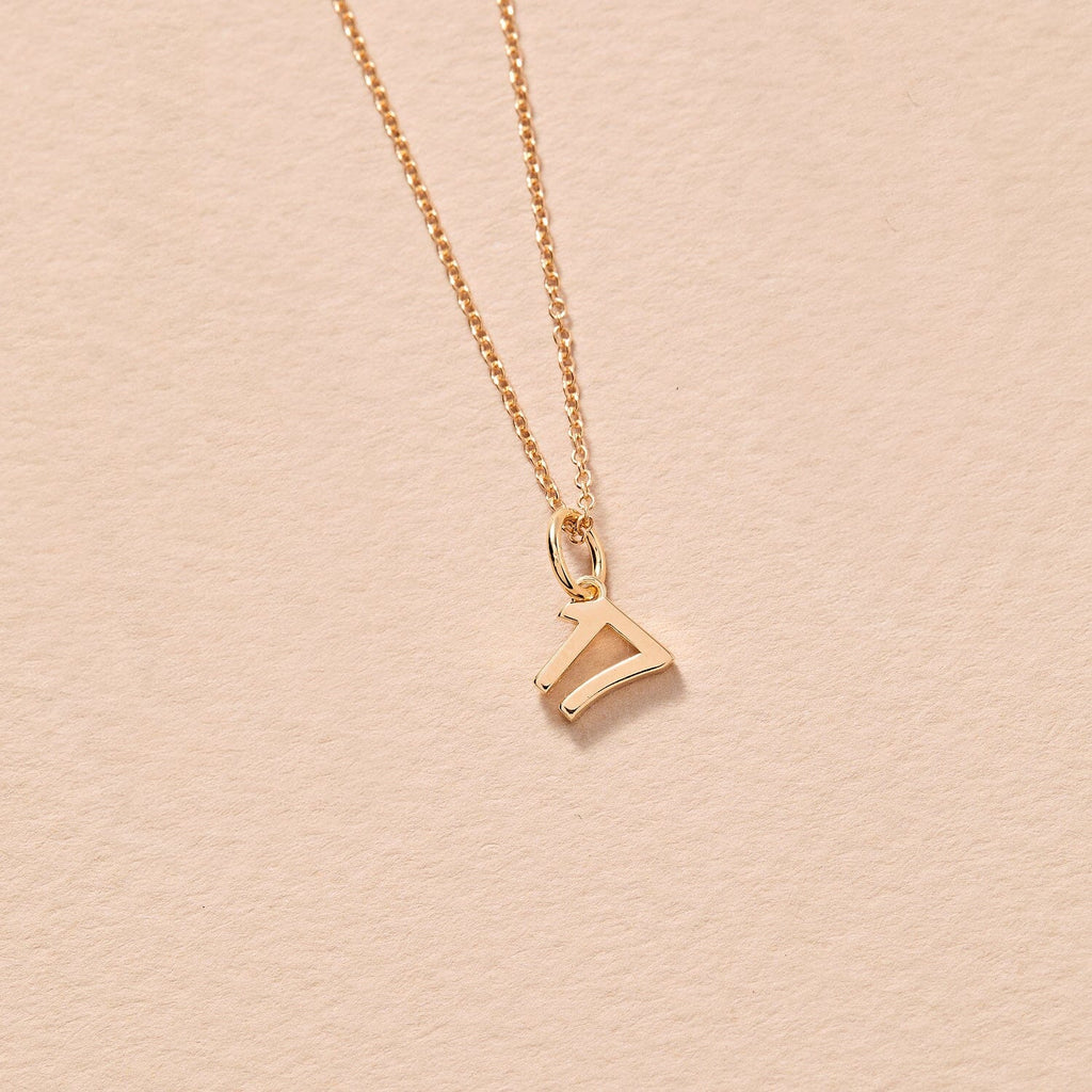 Number Charm Necklace