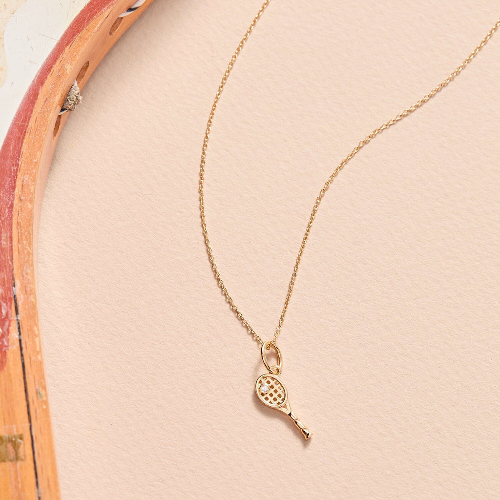 Tennis Charm Necklace
