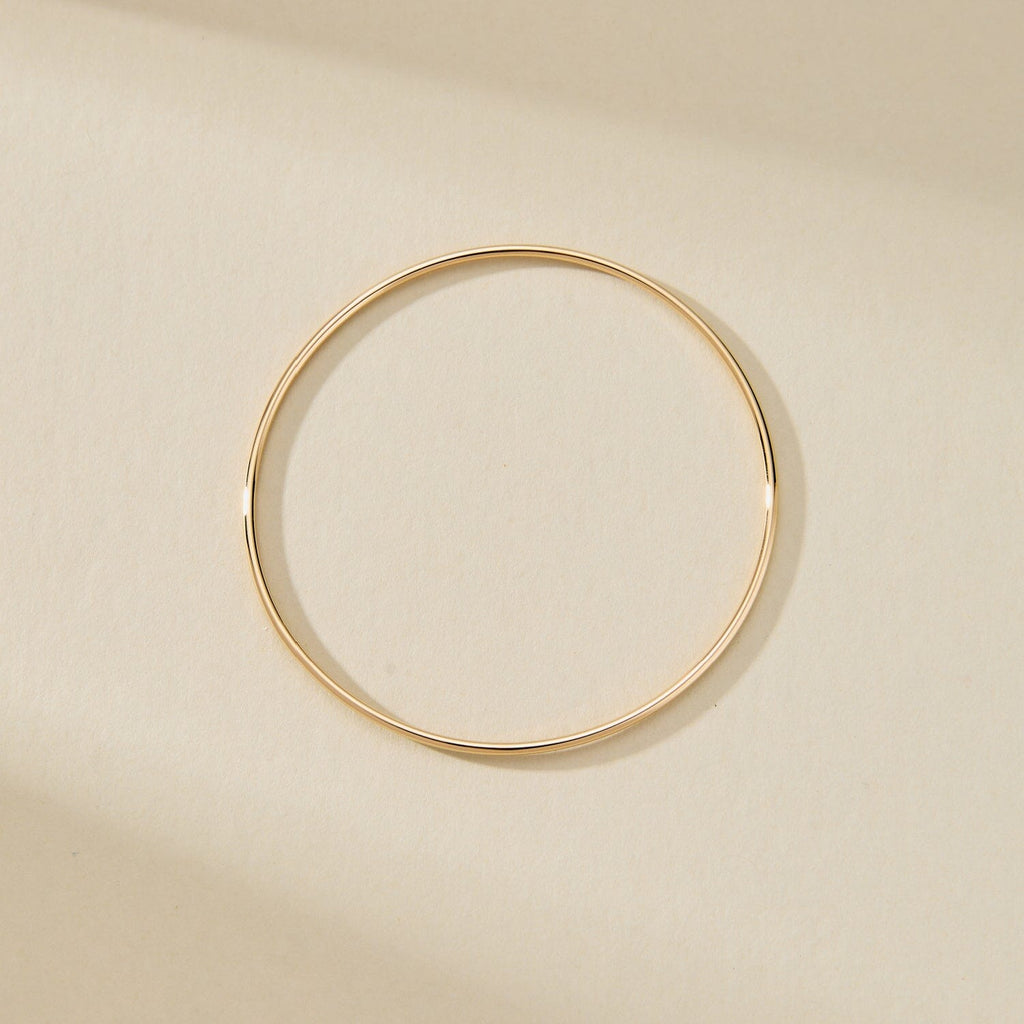 14k Gold Classic Bangle