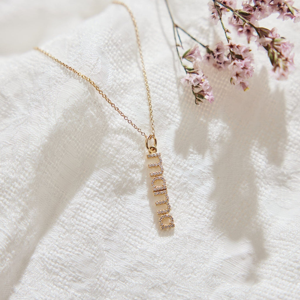 Pavé Vertical Mama Charm