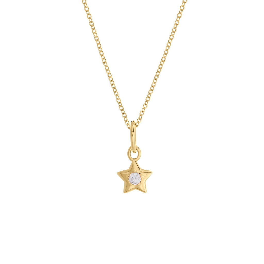 ●●NUMBERING●●Mini Star Charm Necklace#7755 Star Mini Charm Necklace | Tiny Tags | Tiny Tags