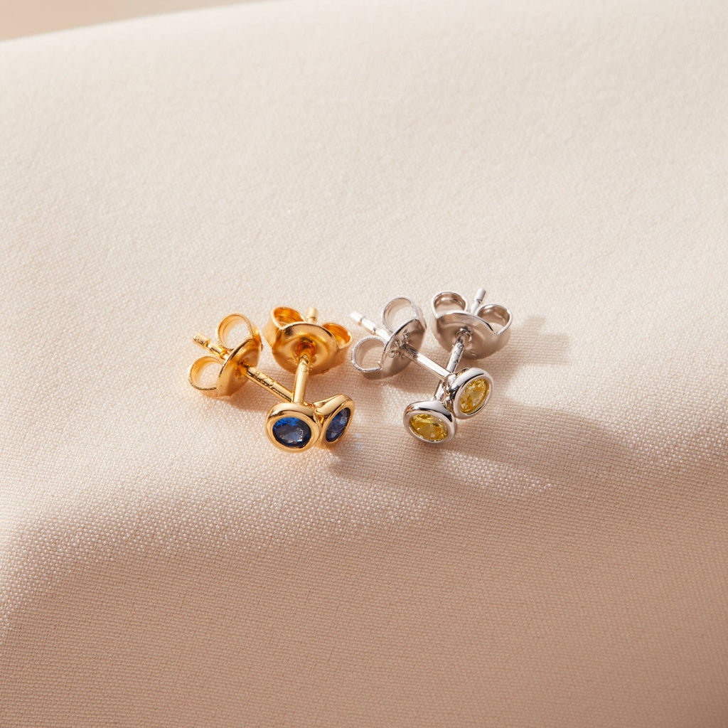 Birthstone Stud Earring