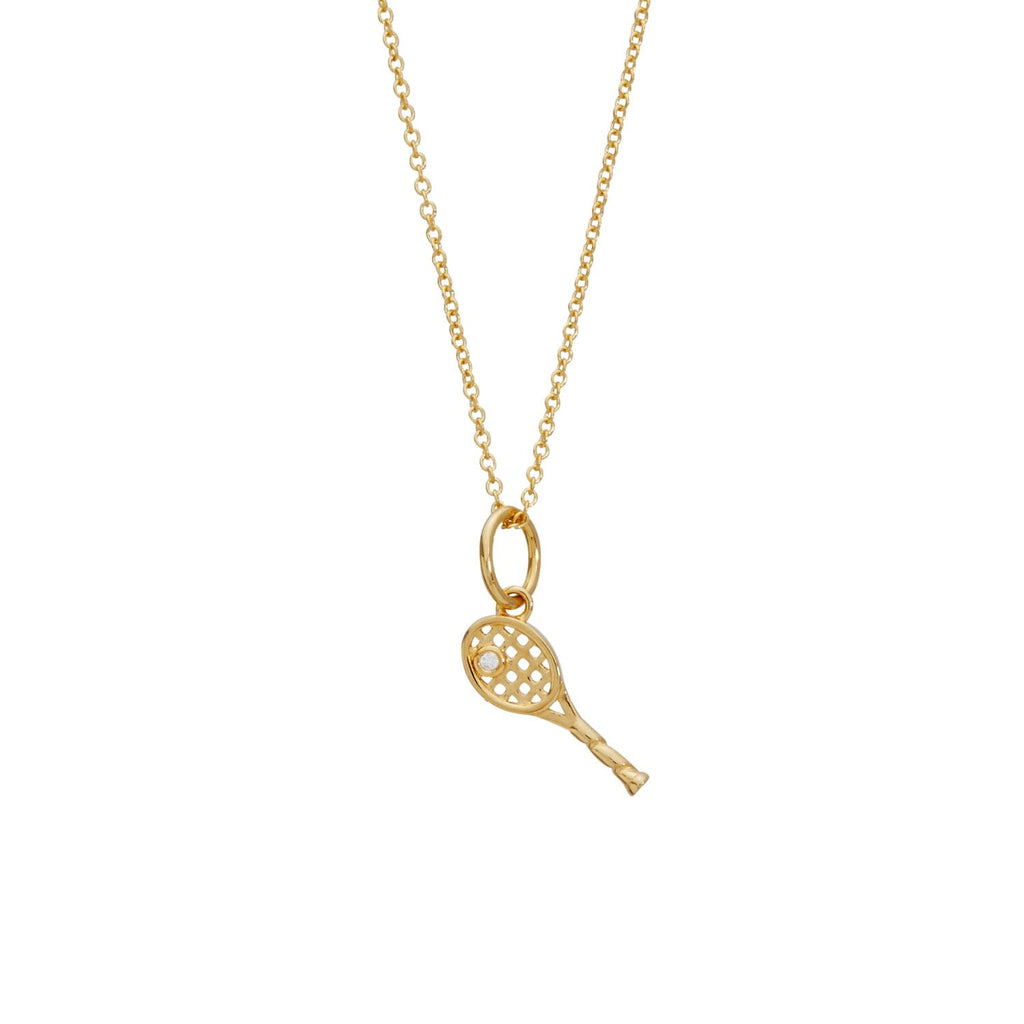 Tennis Charm Necklace