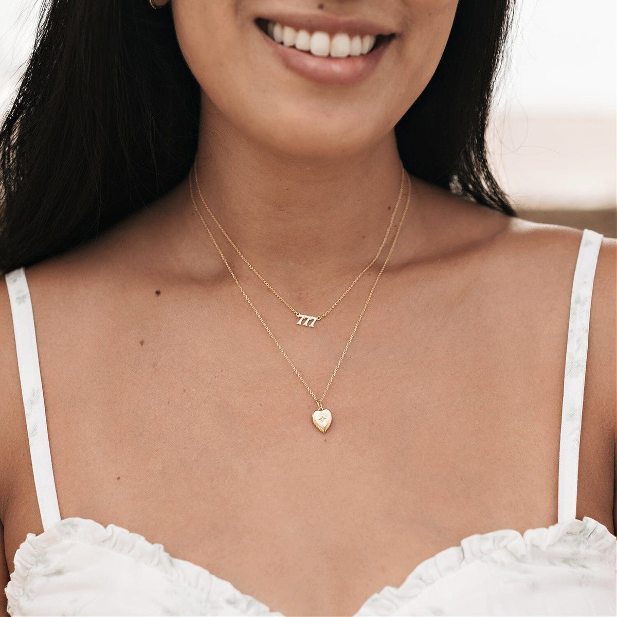 Mini Locket Gold Heart Mini Locket Necklace | Tiny Tags