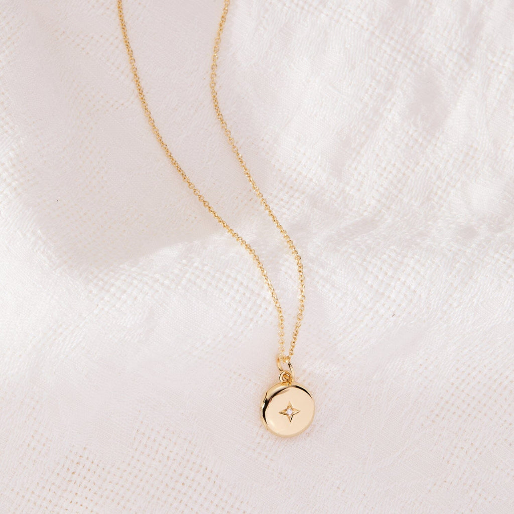 Round Mini Locket Necklace