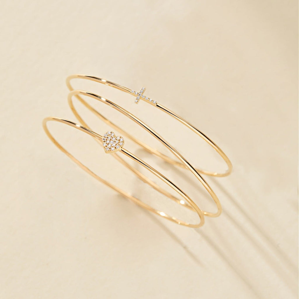 Bracelet Bundle - Set of 3 (Heart, Cross + Classic)