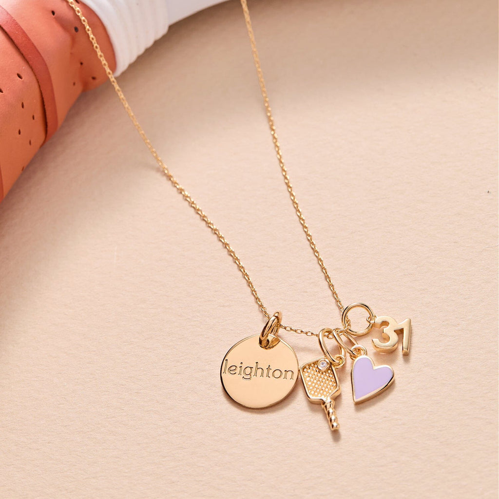 Number Charm Necklace