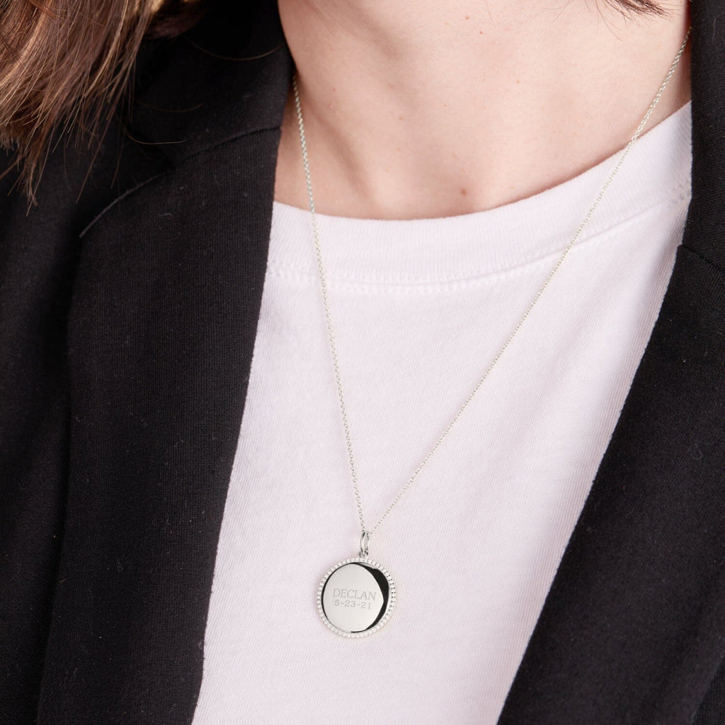 Pave Pendant Necklace