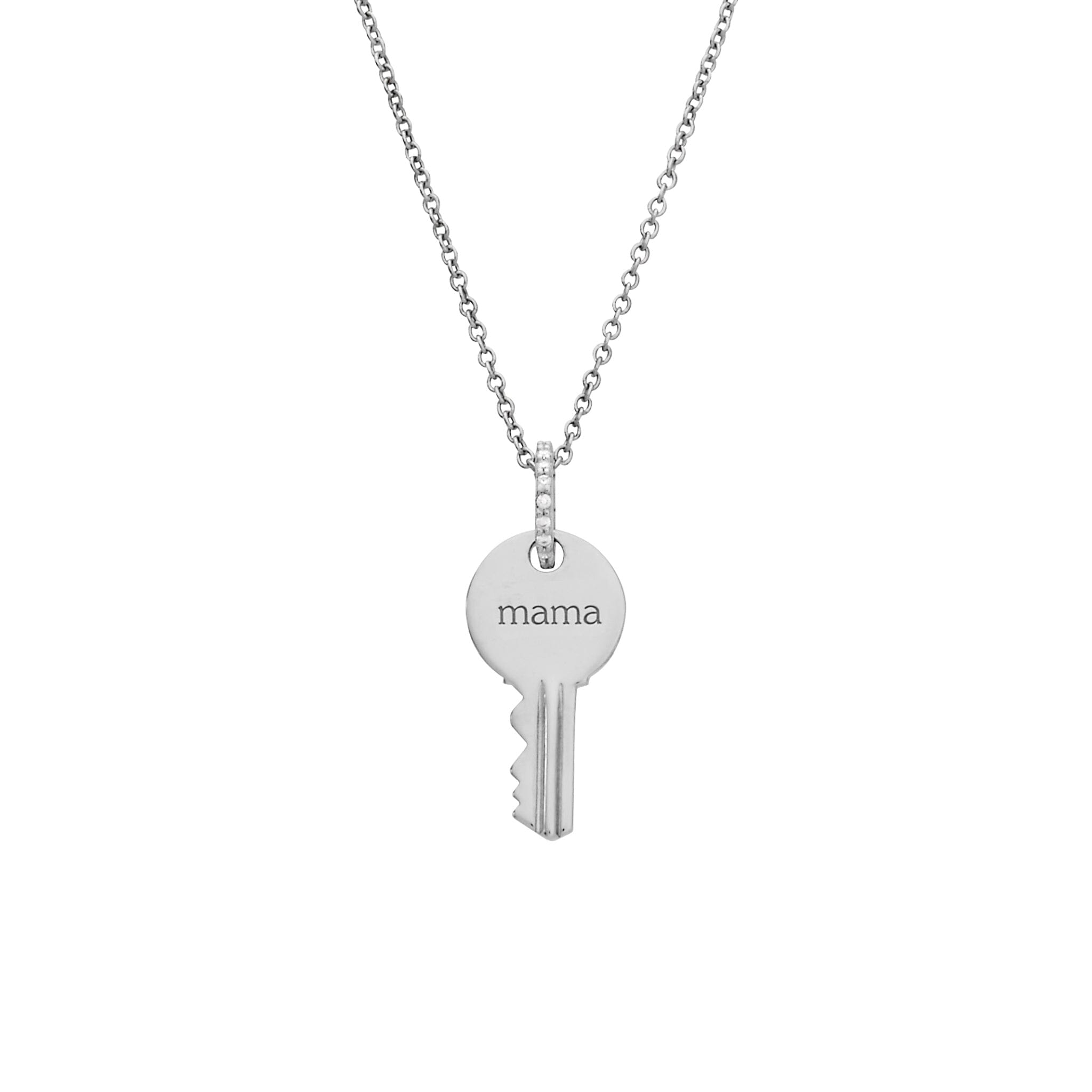 Round 'Mama' Key Necklace