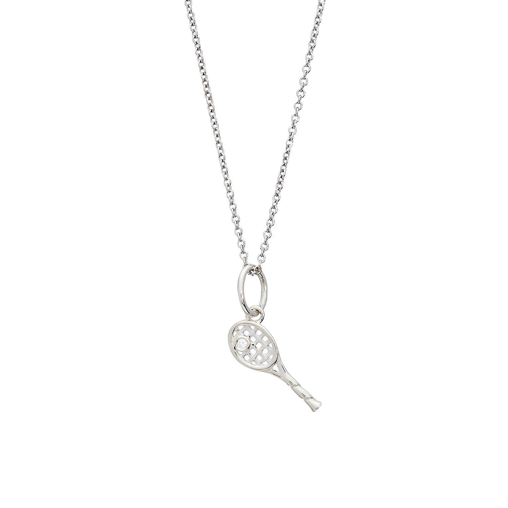 Tennis Charm Necklace