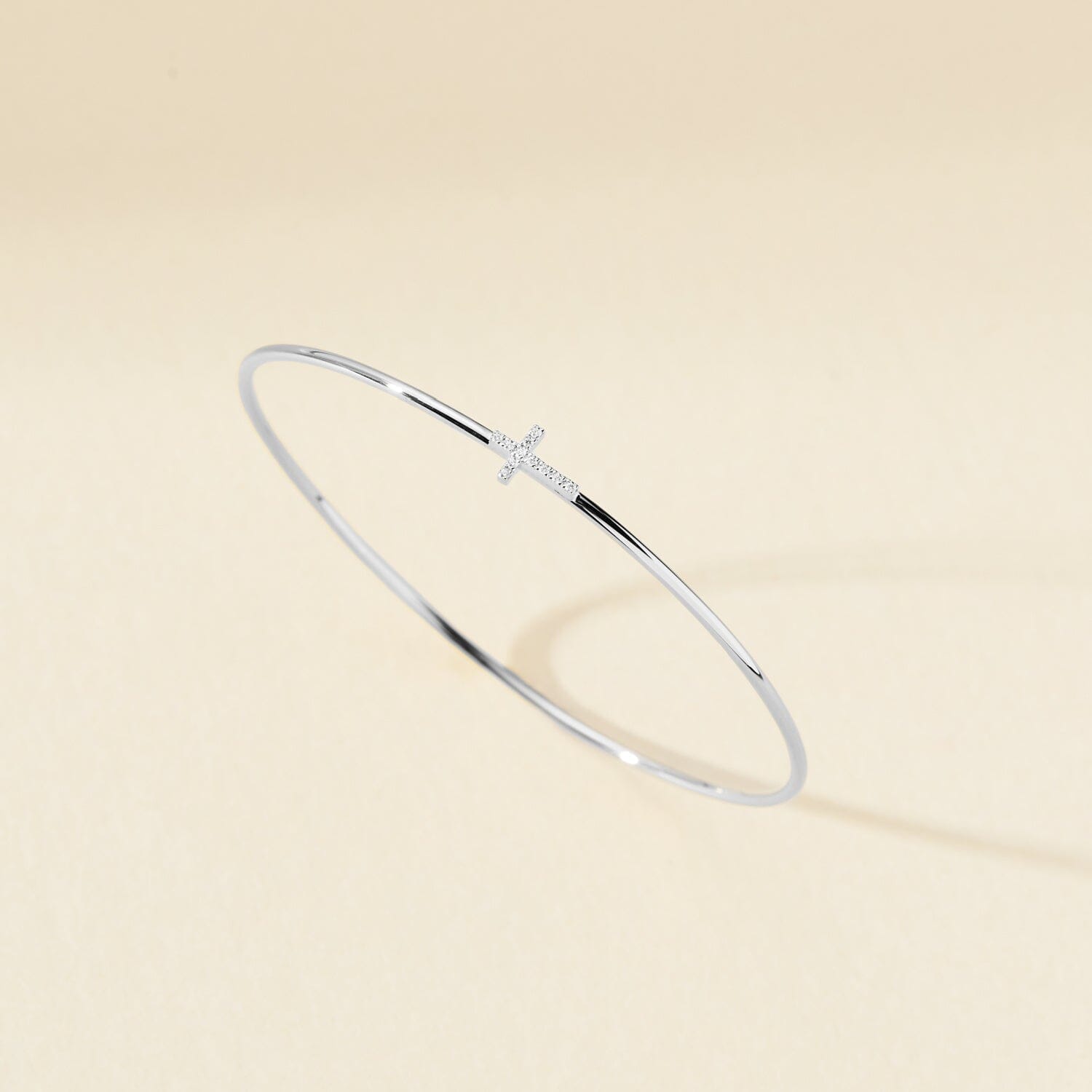 Pavé Cross Bangle
