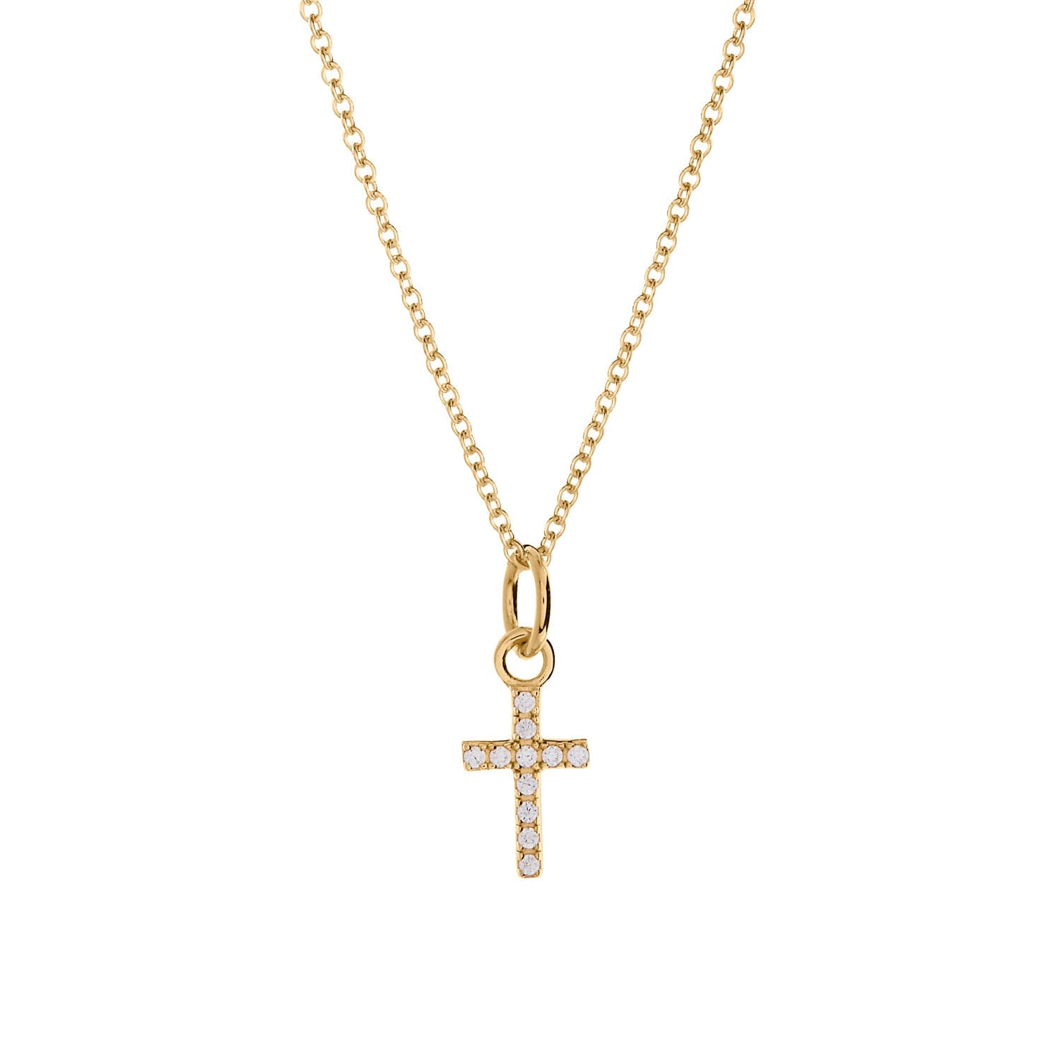 Pave Gold Cross Pave Gold Cross