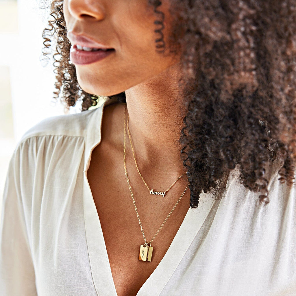 14k Gold Paperclip Chain