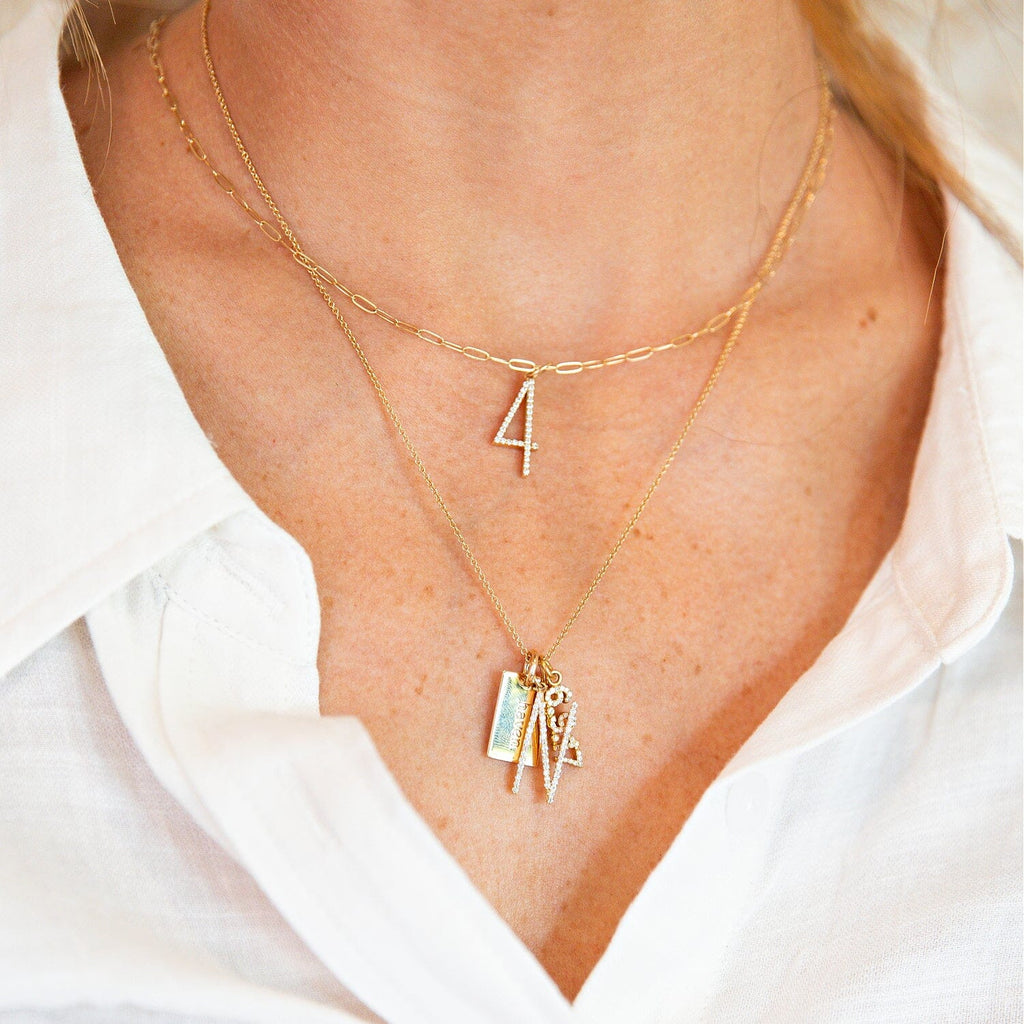 14k Gold Paperclip Chain