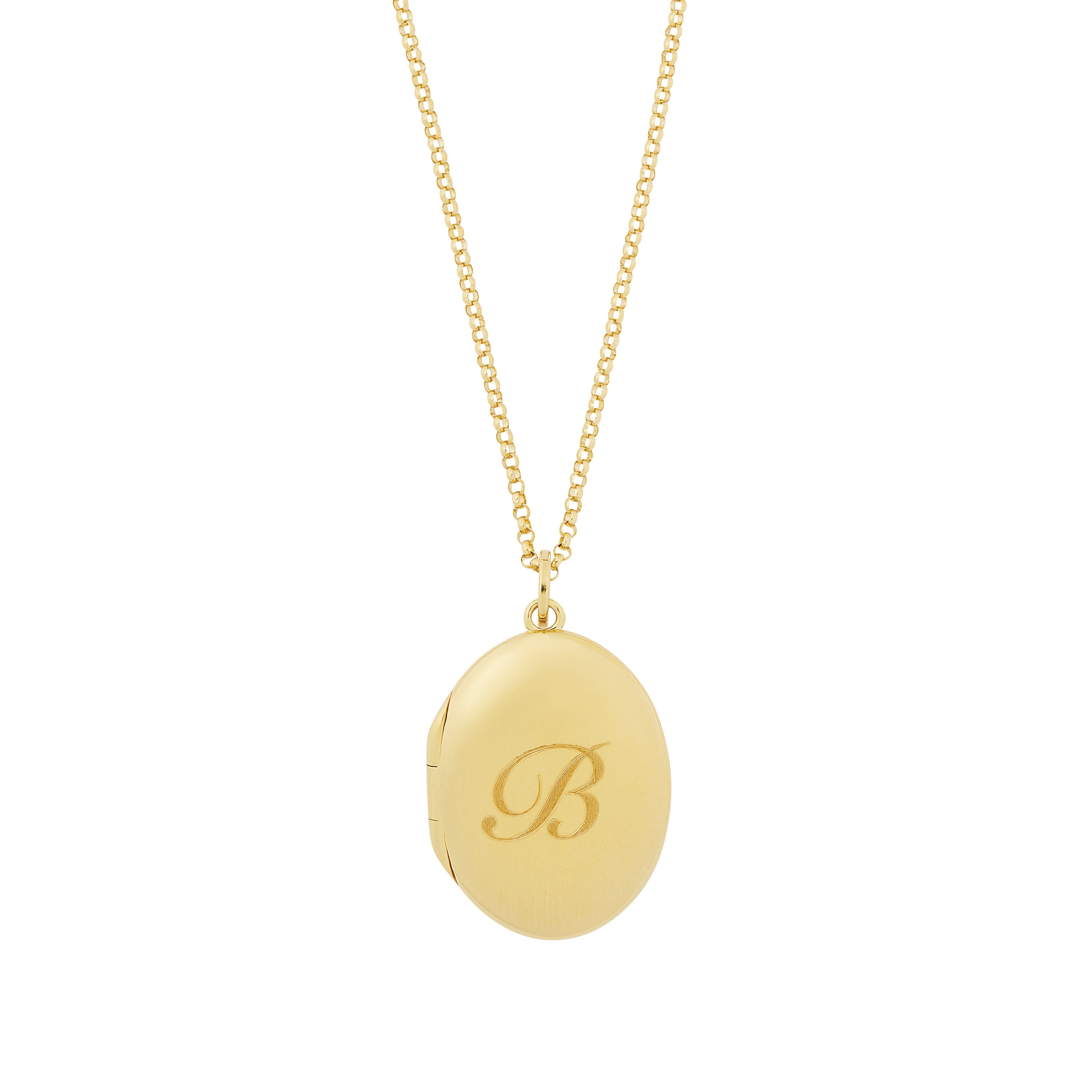 Oval Locket Necklace
