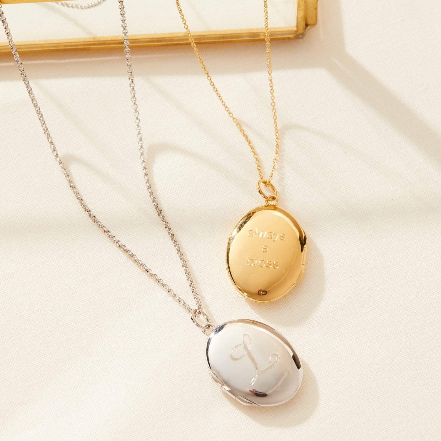 Oval Locket Necklace