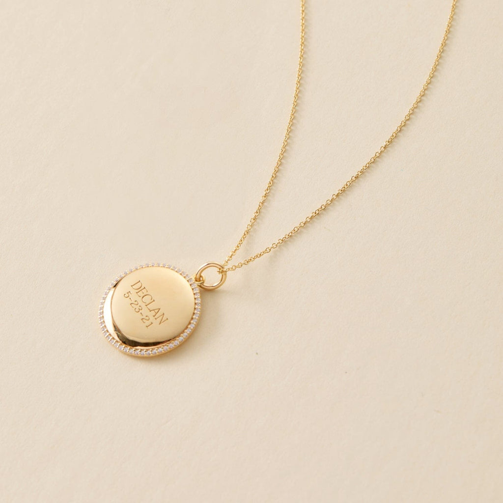 Pave Pendant Necklace