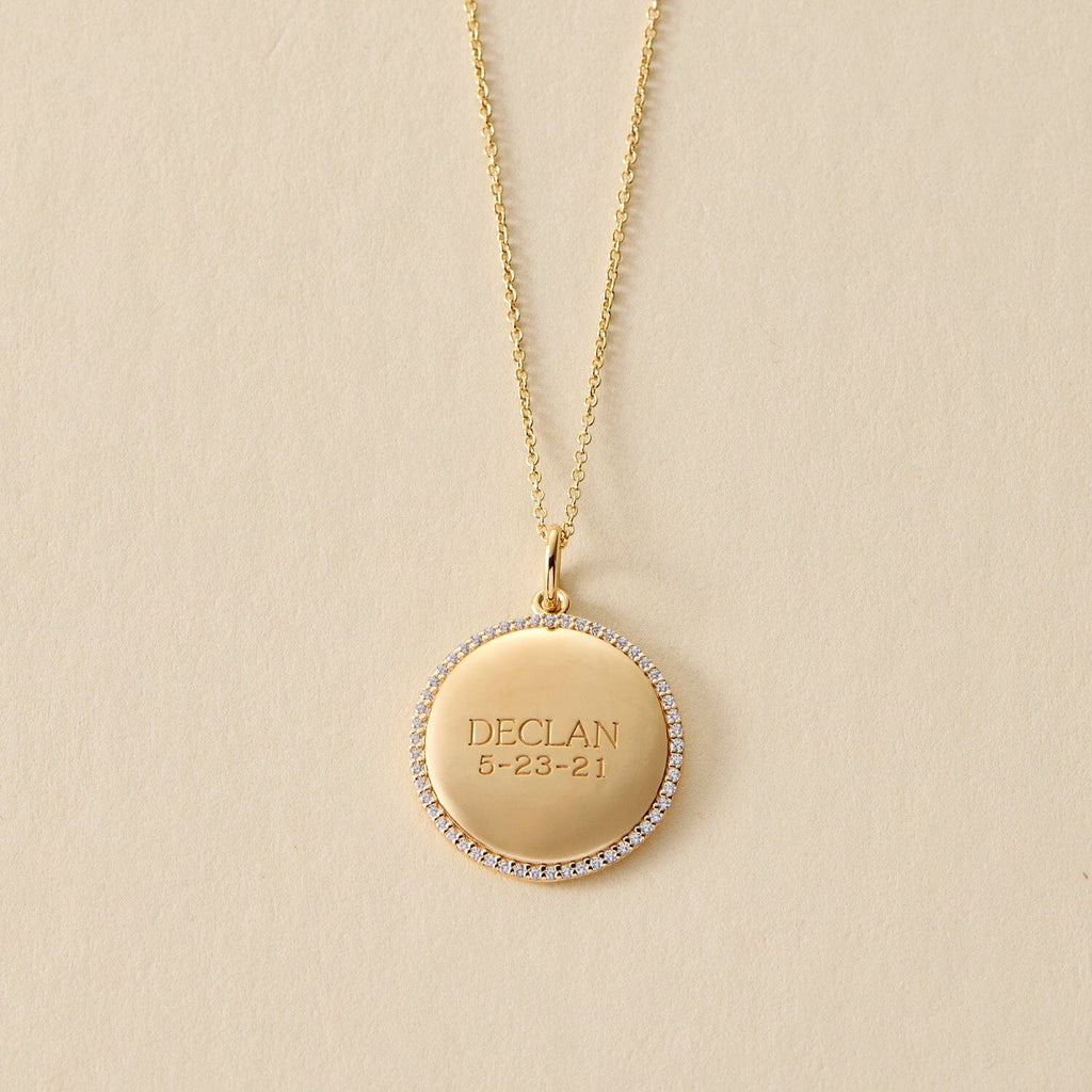Pave Pendant Necklace
