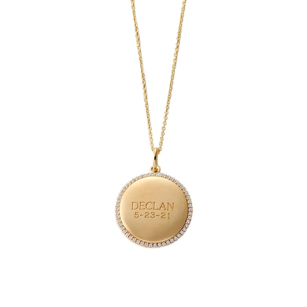 Pave Pendant Necklace