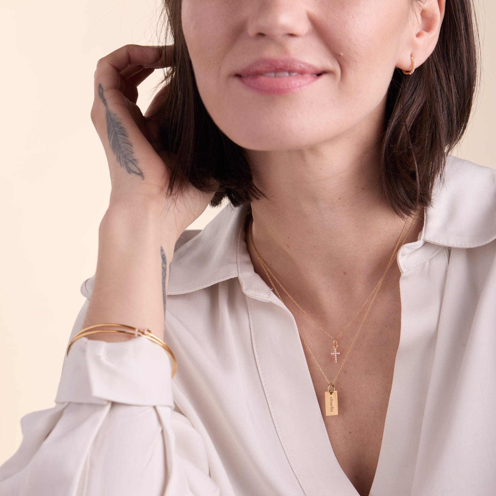 Mini Dog Tag Necklace