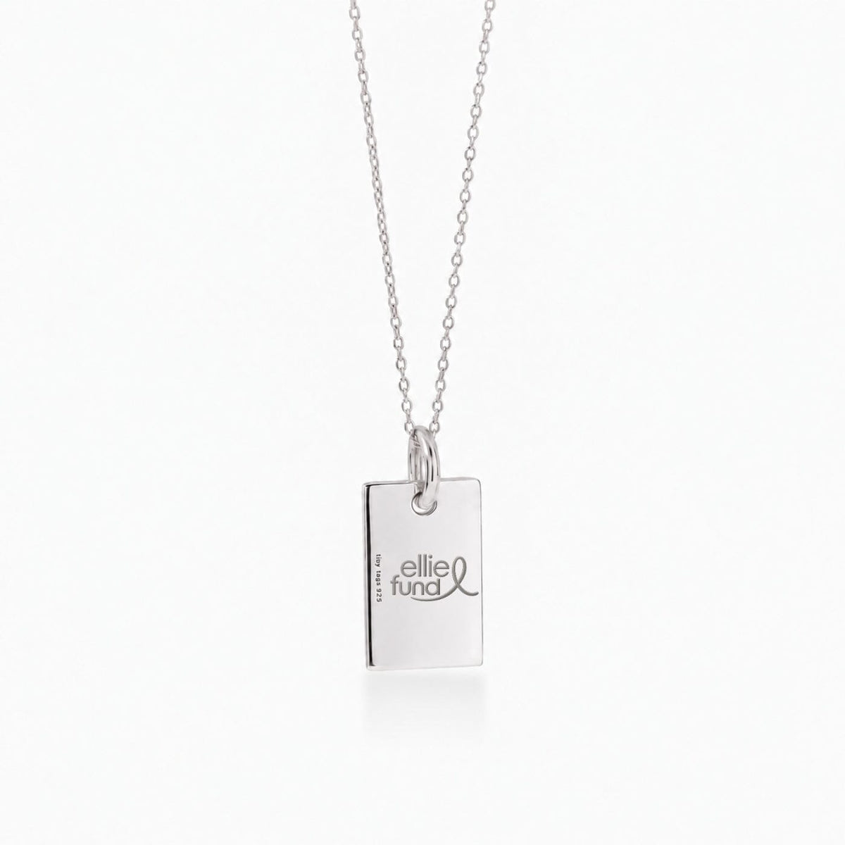 Mini Dog Tag Necklace – Ellie Fund