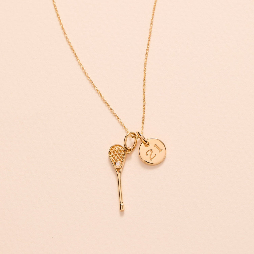 Mini Circle Number Necklace