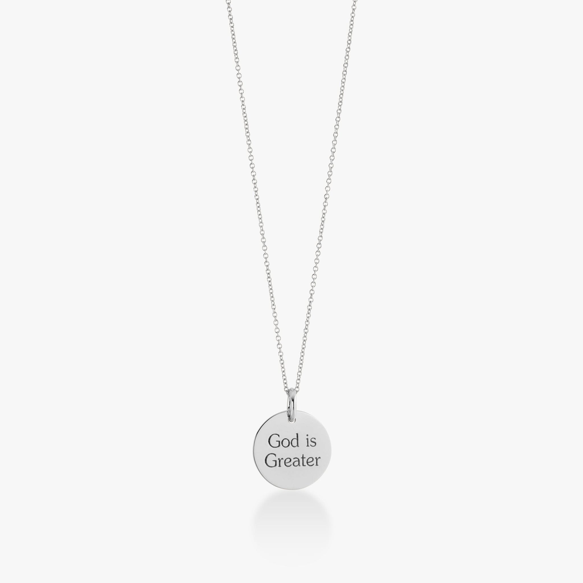SRB God is Greater Circle Necklace